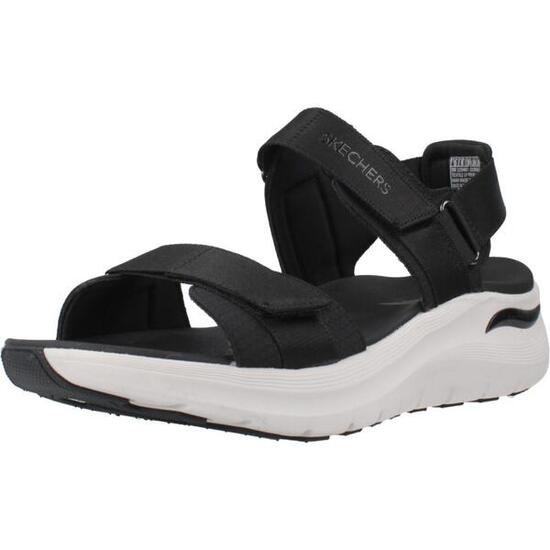 Sandali Bassi Donna Skechers Nero