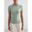 Femme Yoga T-shirt Manches Courtes Doux Évacuant l'humidité Turquoise Pâle