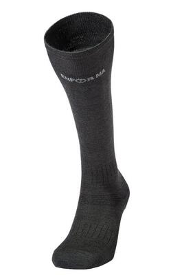 Ultra dunne skisokken - aspen - zijde – compressie - fine/light/warm - zwart
