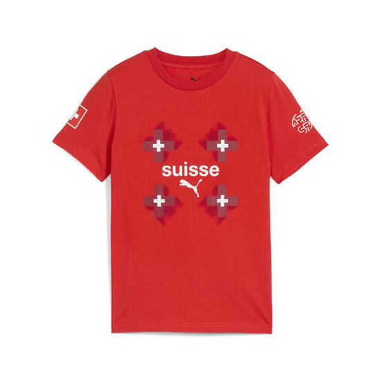 T-shirt Svizzera FtblCulture per ragazzi PUMA