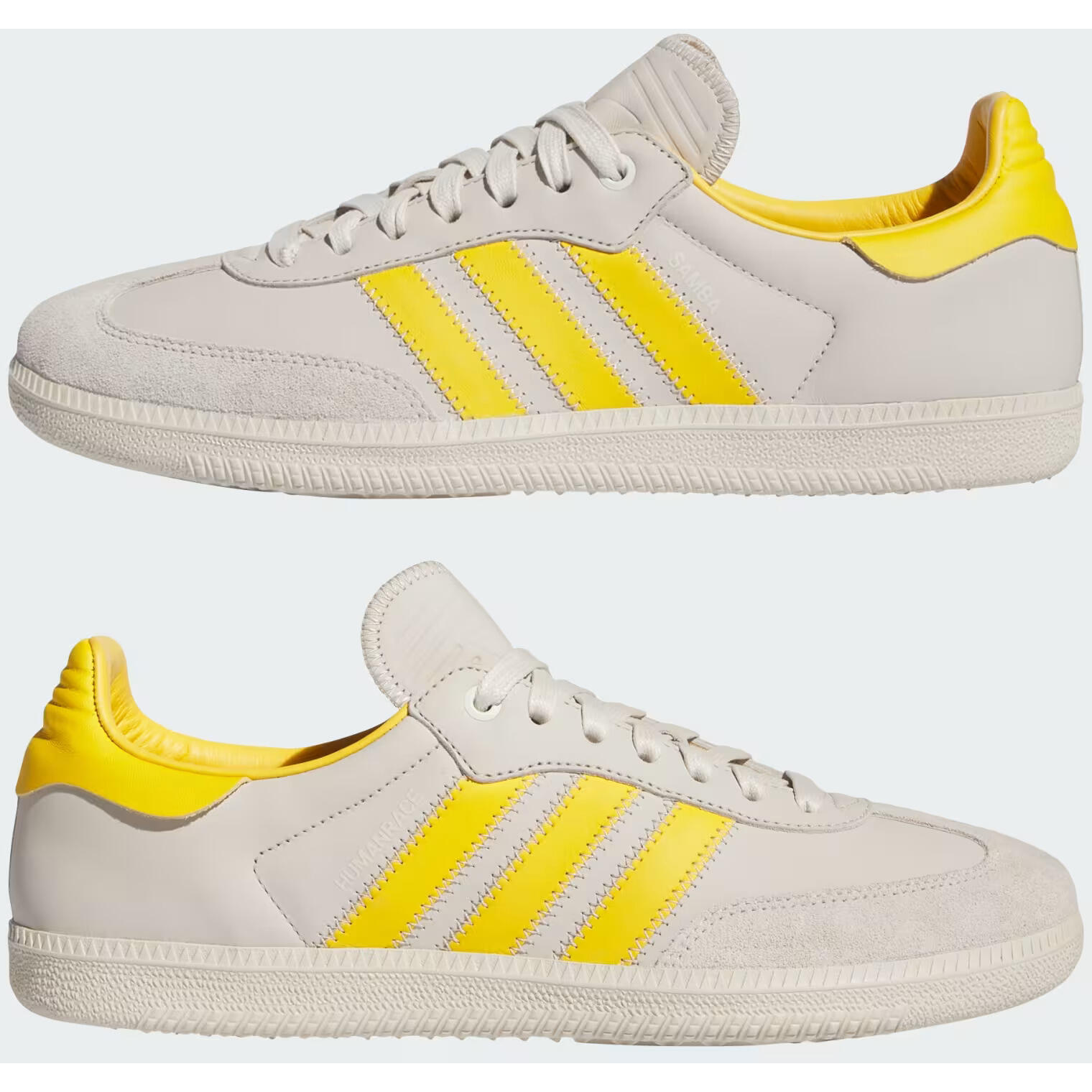 Zapatillas adidas Humanrace Samba, Beige, Unisexo 3/5