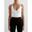 Dames Yoga Sportbeha Kruis Rug Naadloos Bralette Wit