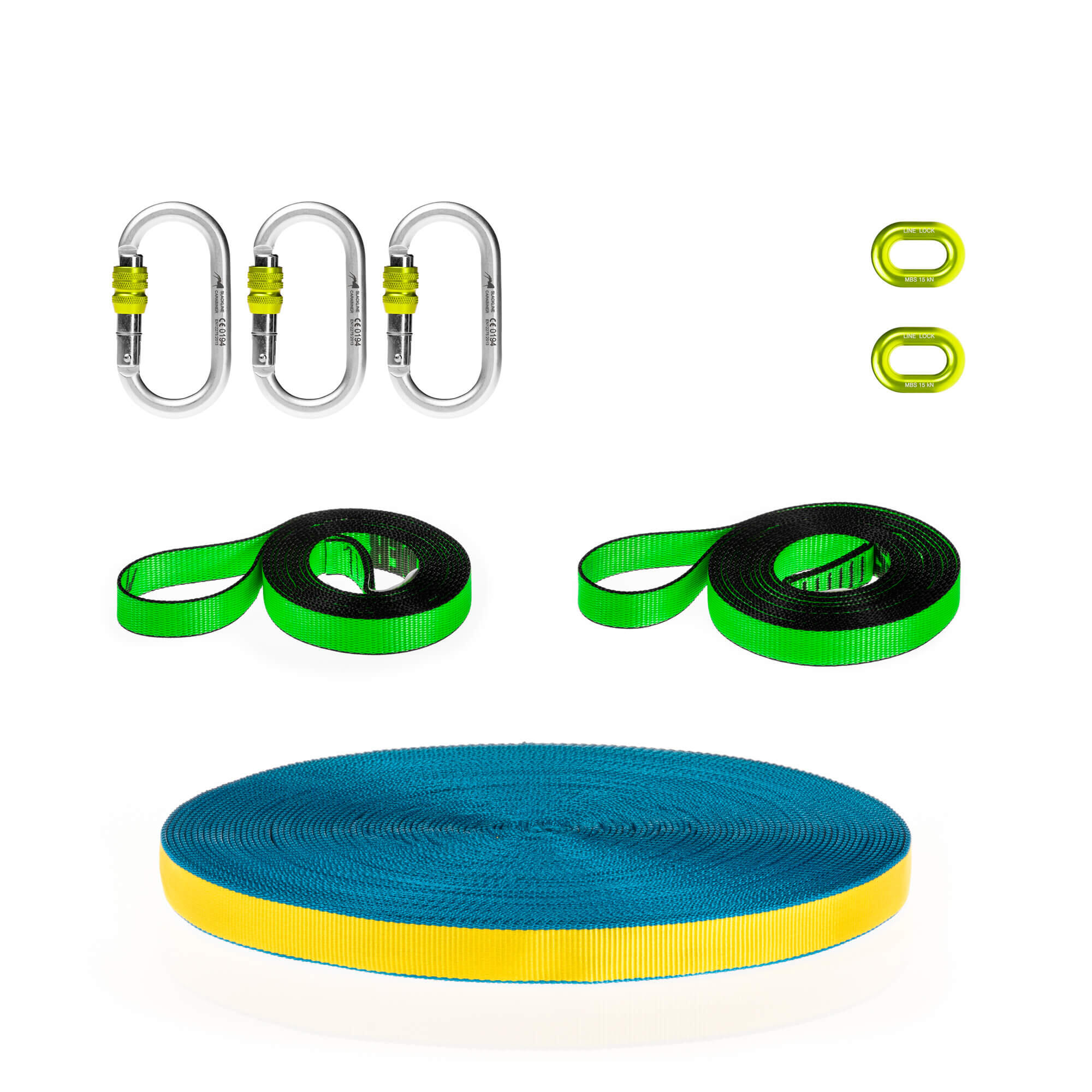 Longline slacklines kit primitive 30 m 3/7