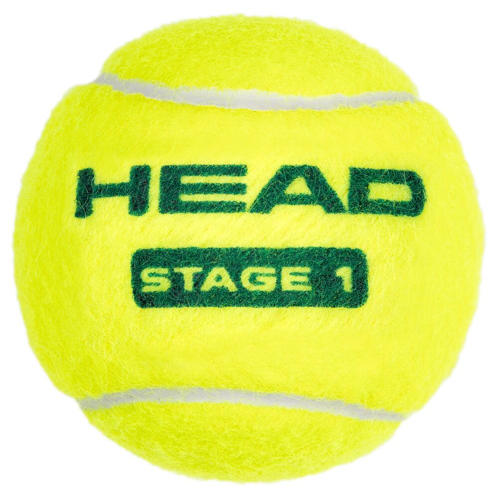 Balles d'entraînement HEAD TIP Stage Green 3 pièces 2/2