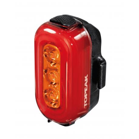 FEU ARRIÈRE USB TOPEAK TAILUX 100 (ROUGE & AMBRE)