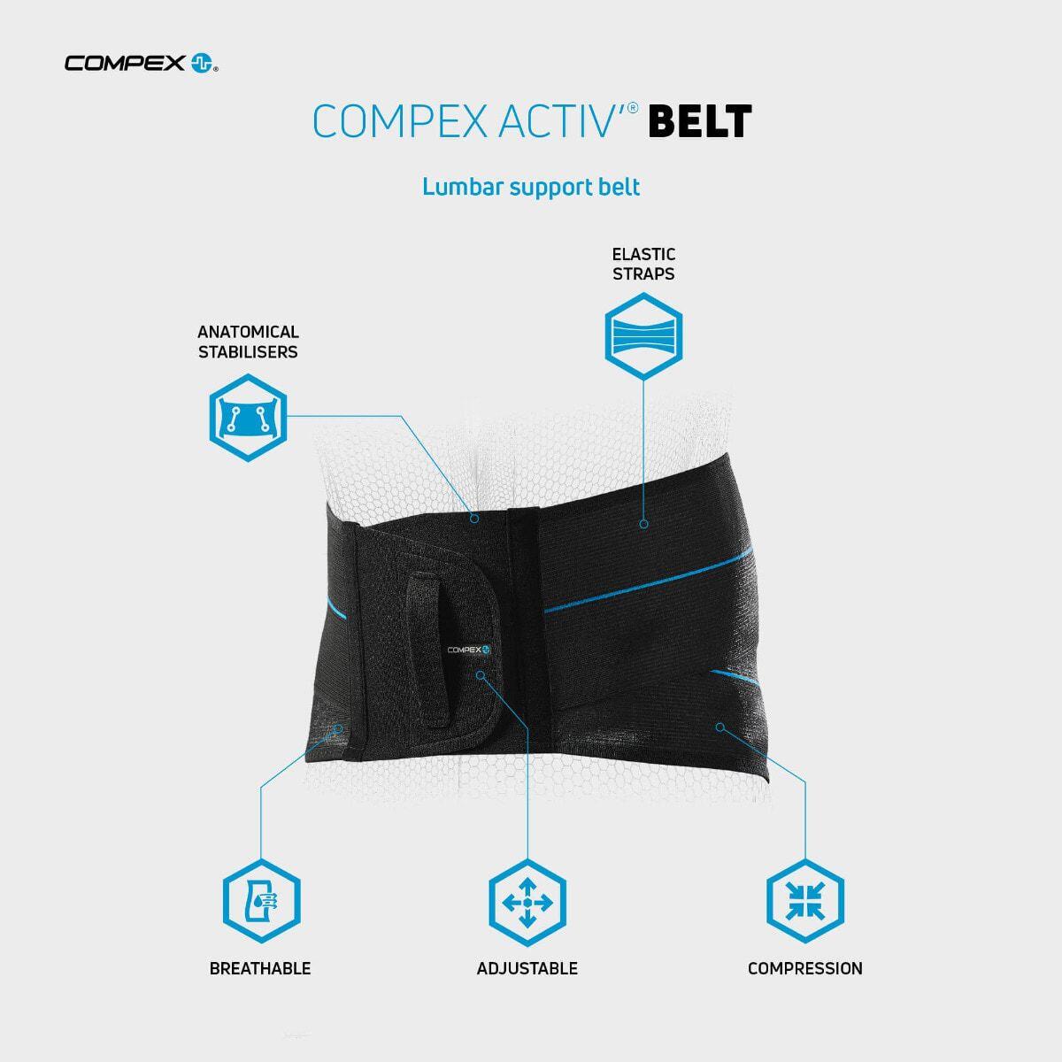 COMPEX ACTIV BELT Lage Rug Bandage 3/6