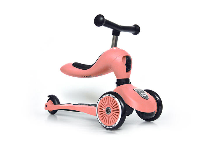 Trottinette 2-en-1 avec siège & 3 roues - Highwaykick 1 Pêche 2/6