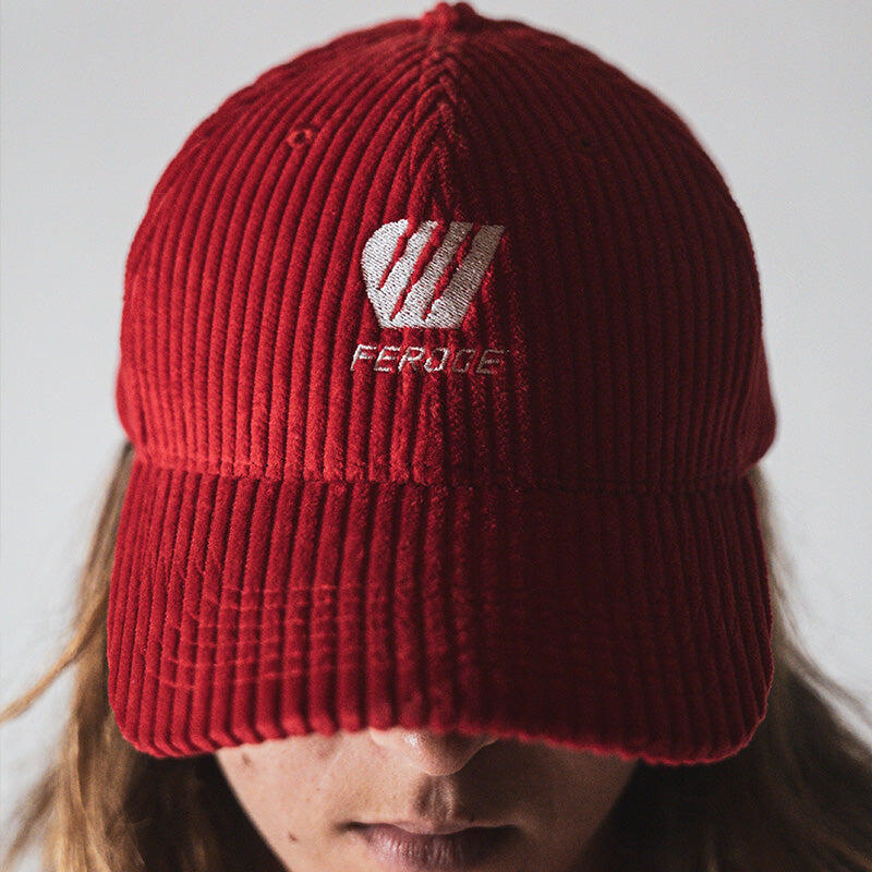Gorra de pana – Roja 2/4