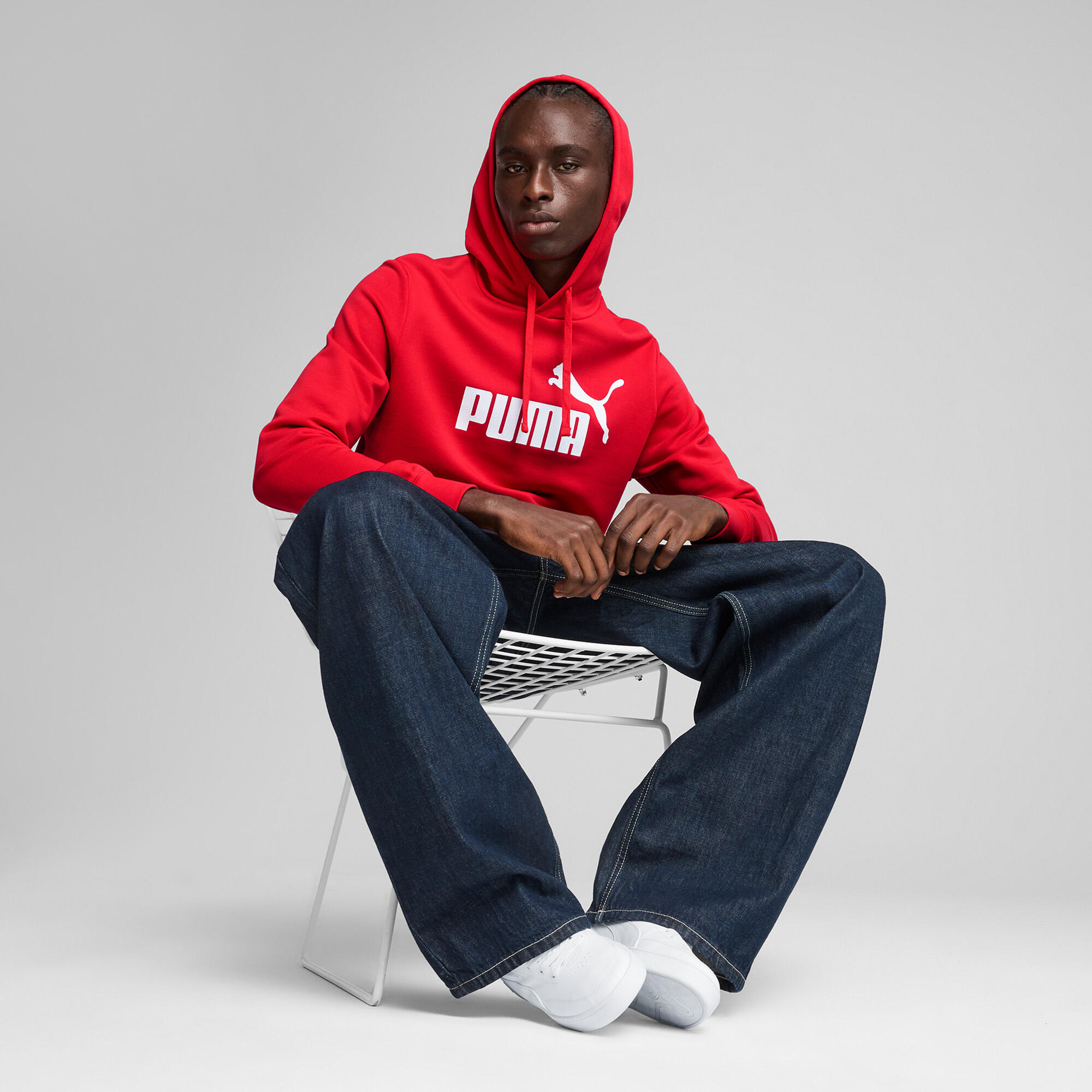 Puma Herren Kapuzenpullover ESS+ TR Hoodie 682572 3/4