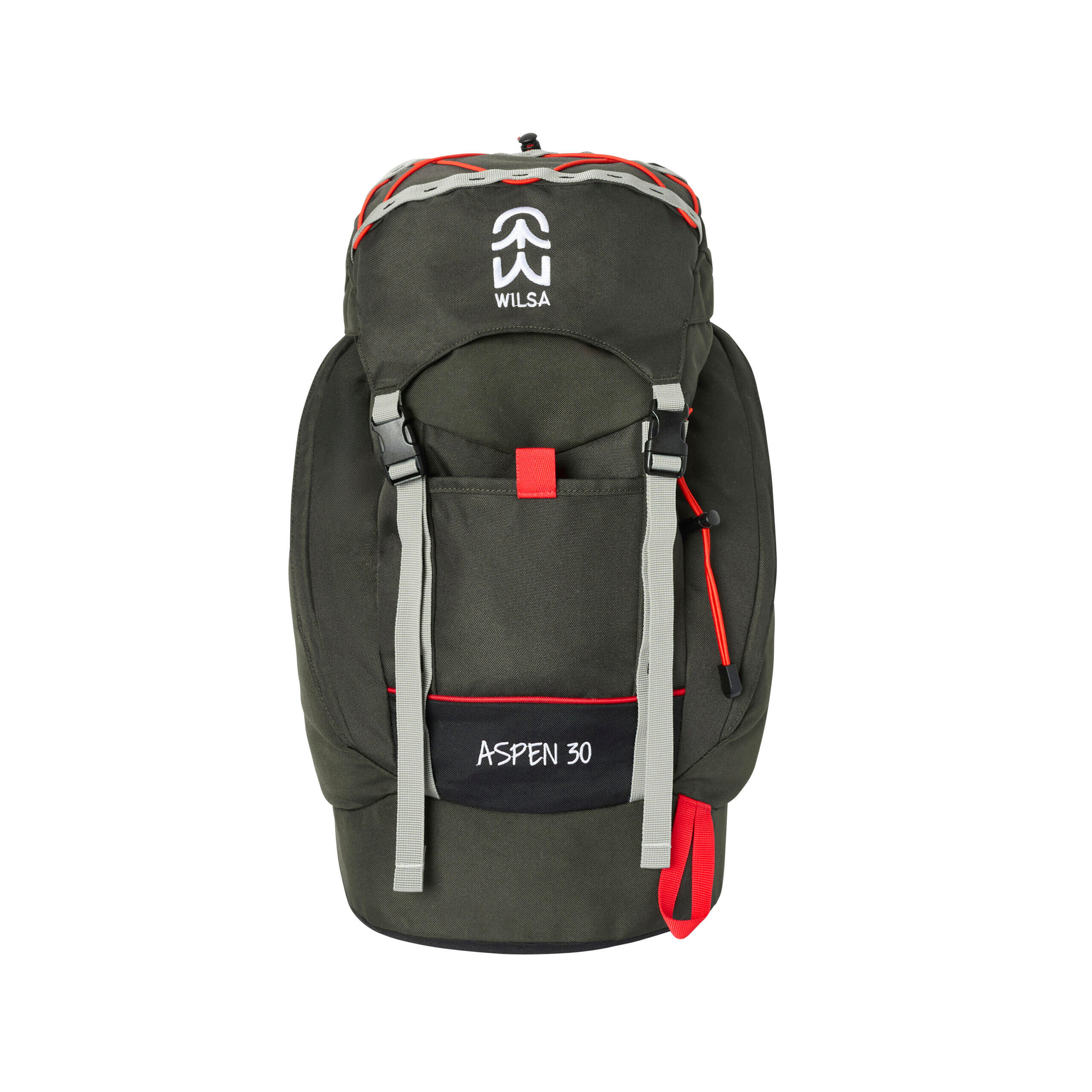 Wilsa Outdoor - Sac À Dos Balade Aspen 30 Litres Tarmac - Sac À Dos - Gris|rouge - 30 L - Decathlon
