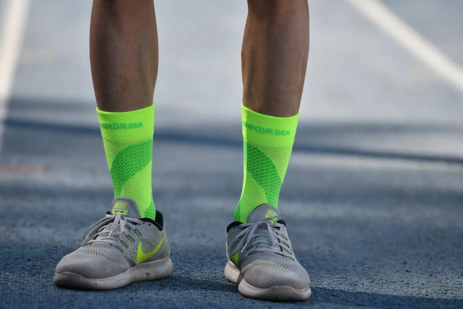 Calza a compressione stabilizzazione caviglia e supporto legamenti laterali 4/4