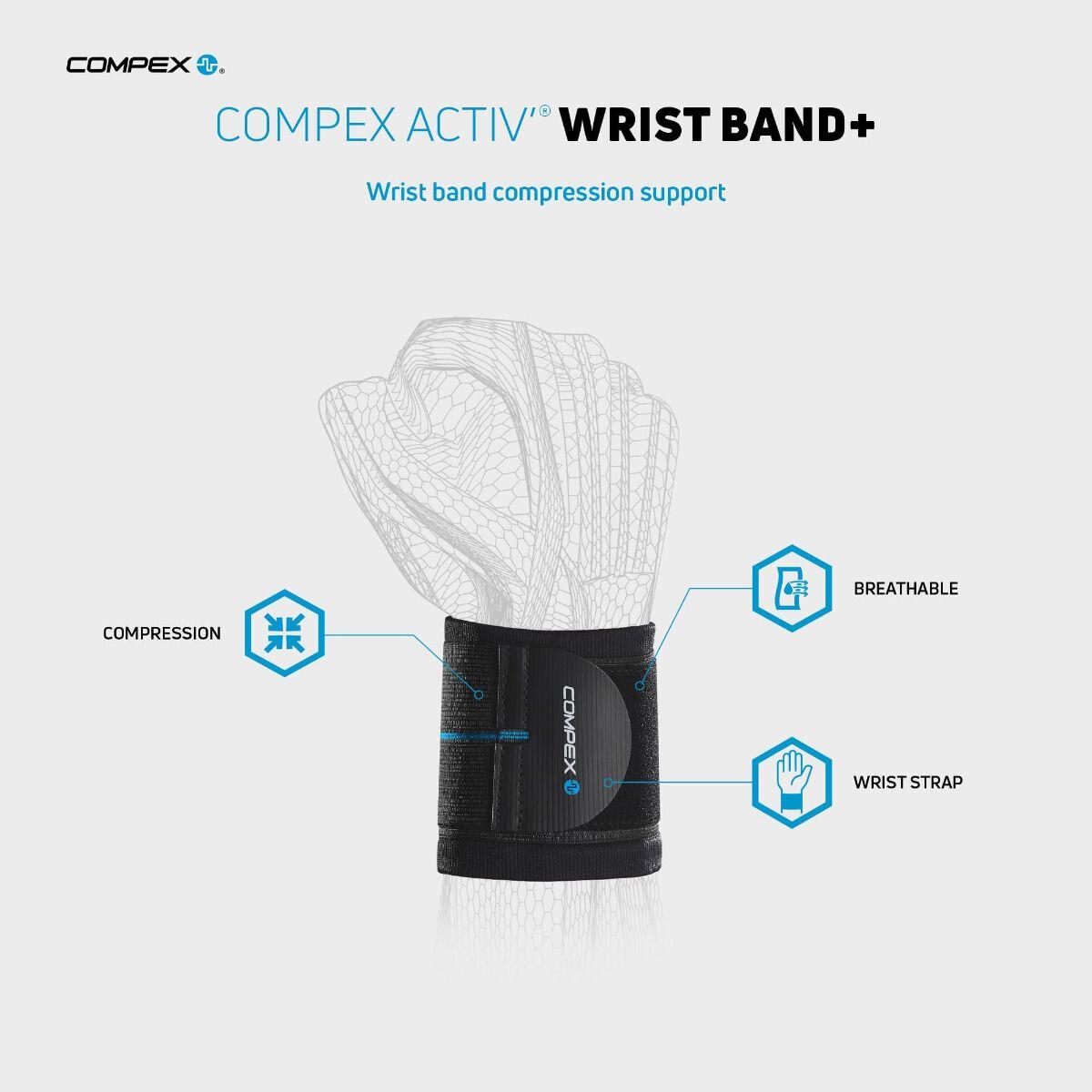 COMPEX ACTIV' Wrist Band+ Bandeau de contention pour le poignet 2/6