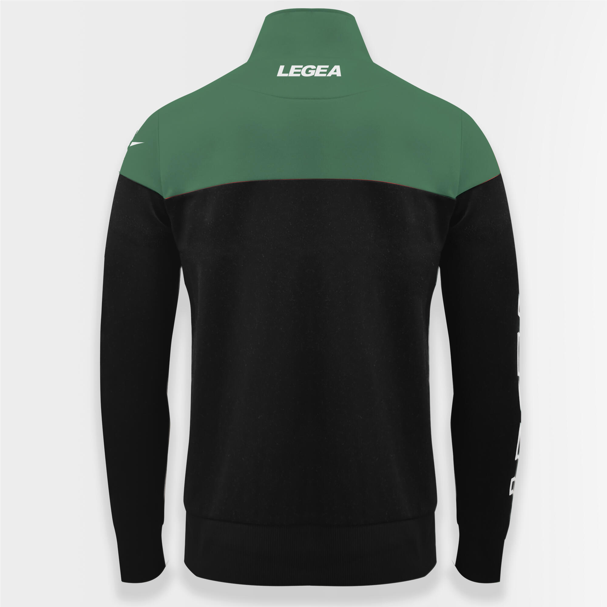 Sportjacke Oversize mit Reißverschluss ONTARIO schwarz grün 3/6