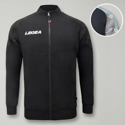 Damen Laufjacke Leicht Atmungsaktiv Blau-Pfirsich Neon