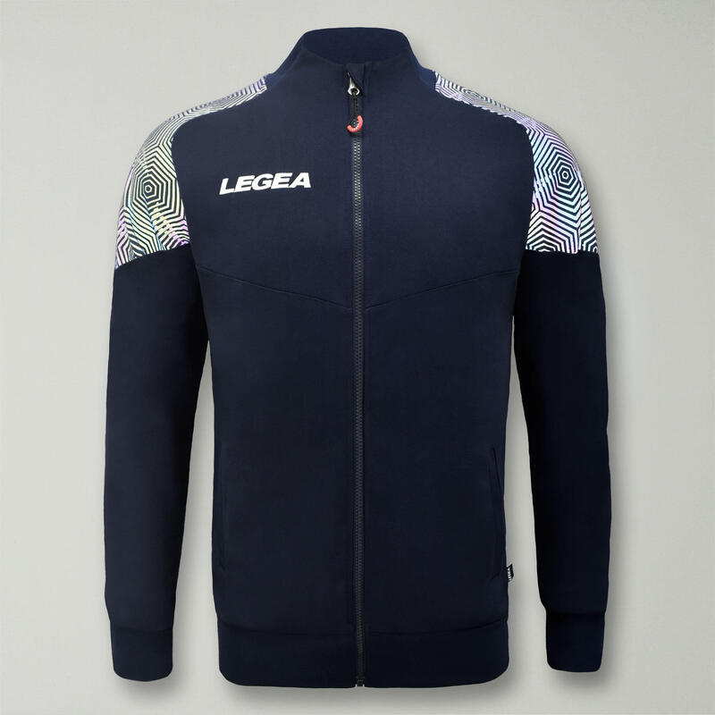 Bărbați Running Giacca Manila 100% poliestere traspirant albastru