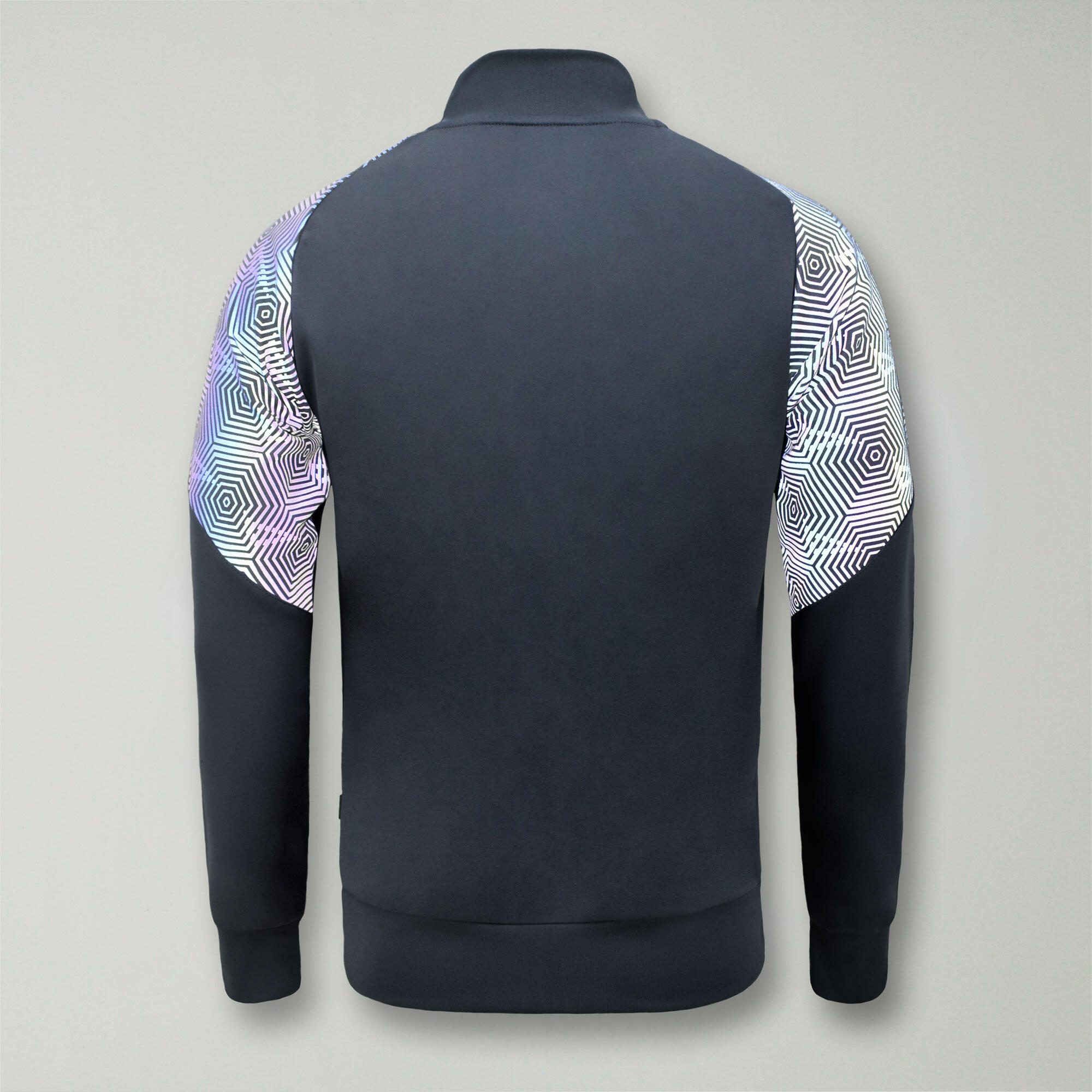 Femme Course Veste Légère Respirante Gris Foncé-Turquoise 4/5