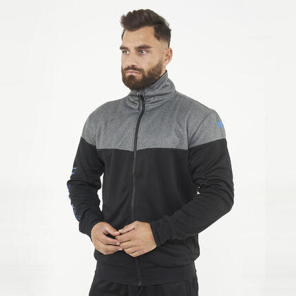 Damen Laufjacke UCLA Leicht Atmungsaktiv Schwarz-Türkis