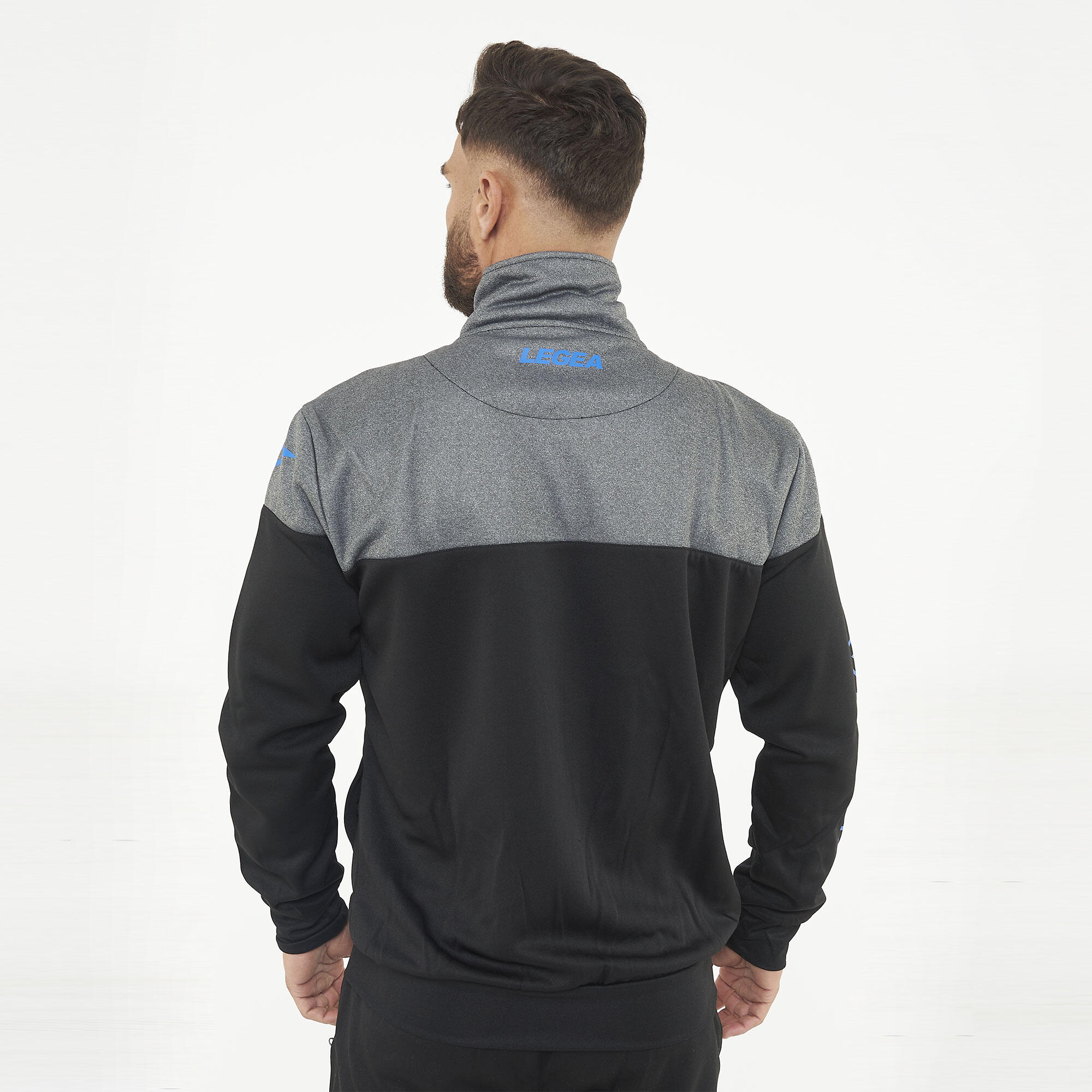 Women's Running Jacket UCLA Lightweight Breathable Black-Turquoise 4/6