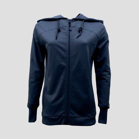 Femei Outdoor Giacca SAIL Traspirantă cu Zip Albastră