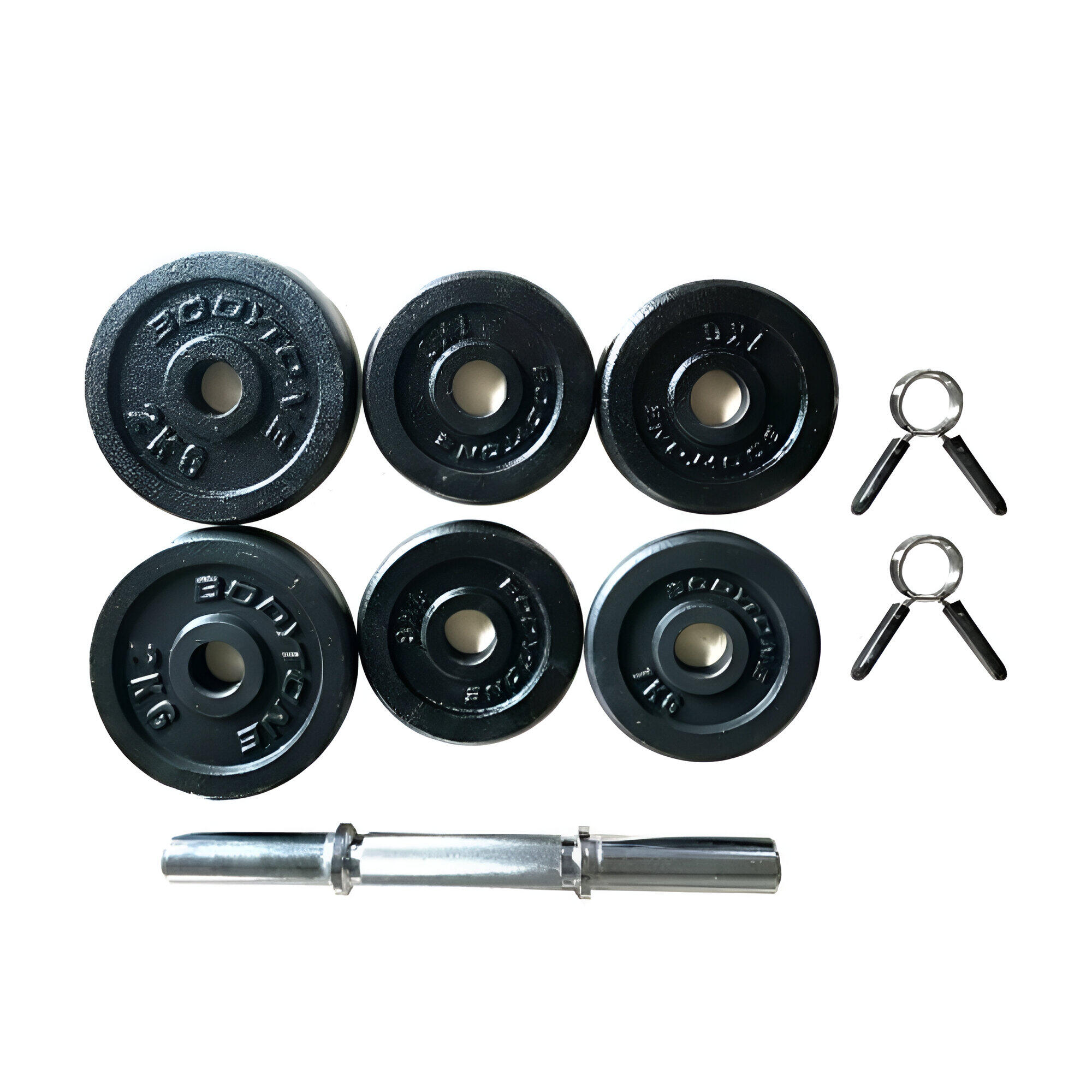 OZIO FITNESS Set Mancuerna 10kg de 28 mm diámetro. Material Fitness.