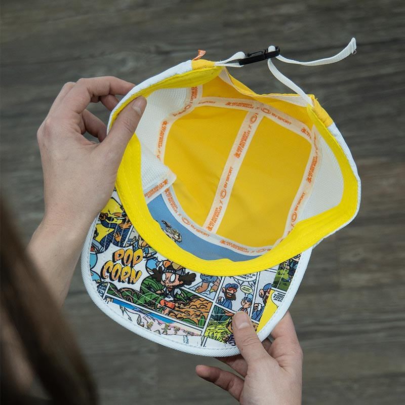 Casquette 5 panel DBDB Jaune/Bleu 2/2
