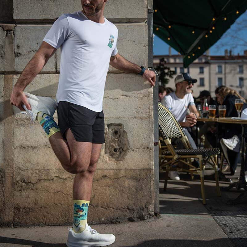 T-shirt technique DBDB blanc homme 2/5