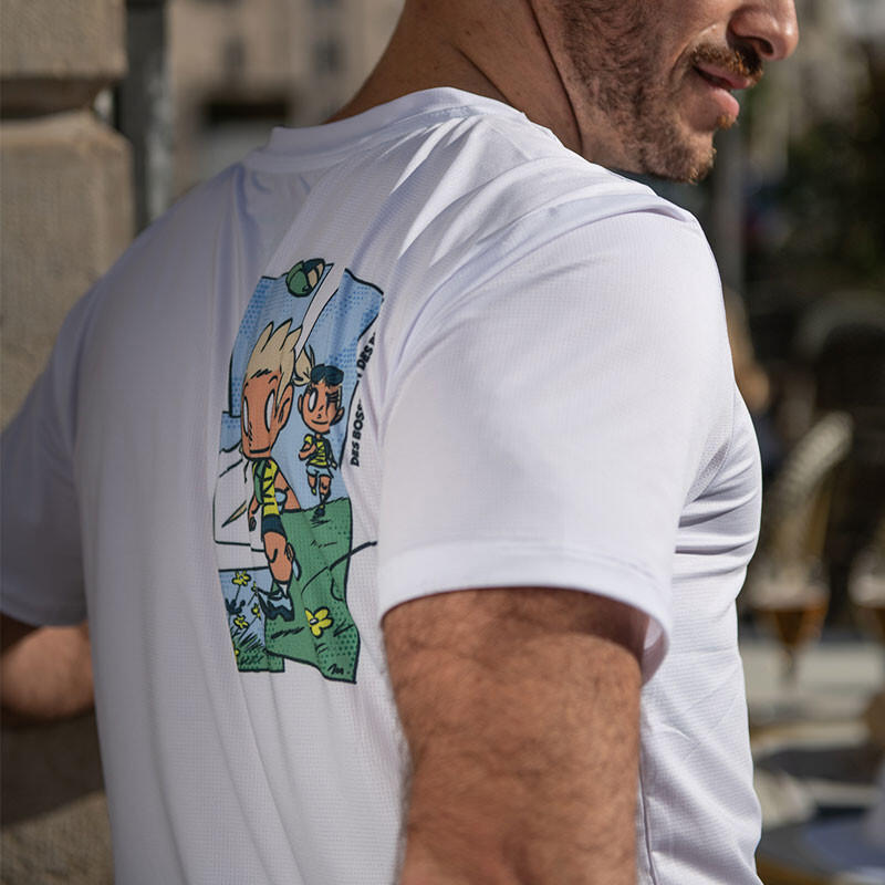 T-shirt technique DBDB blanc homme 5/5