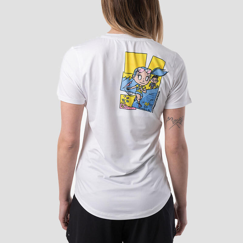 T-shirt technique DBDB blanc femme 2/4
