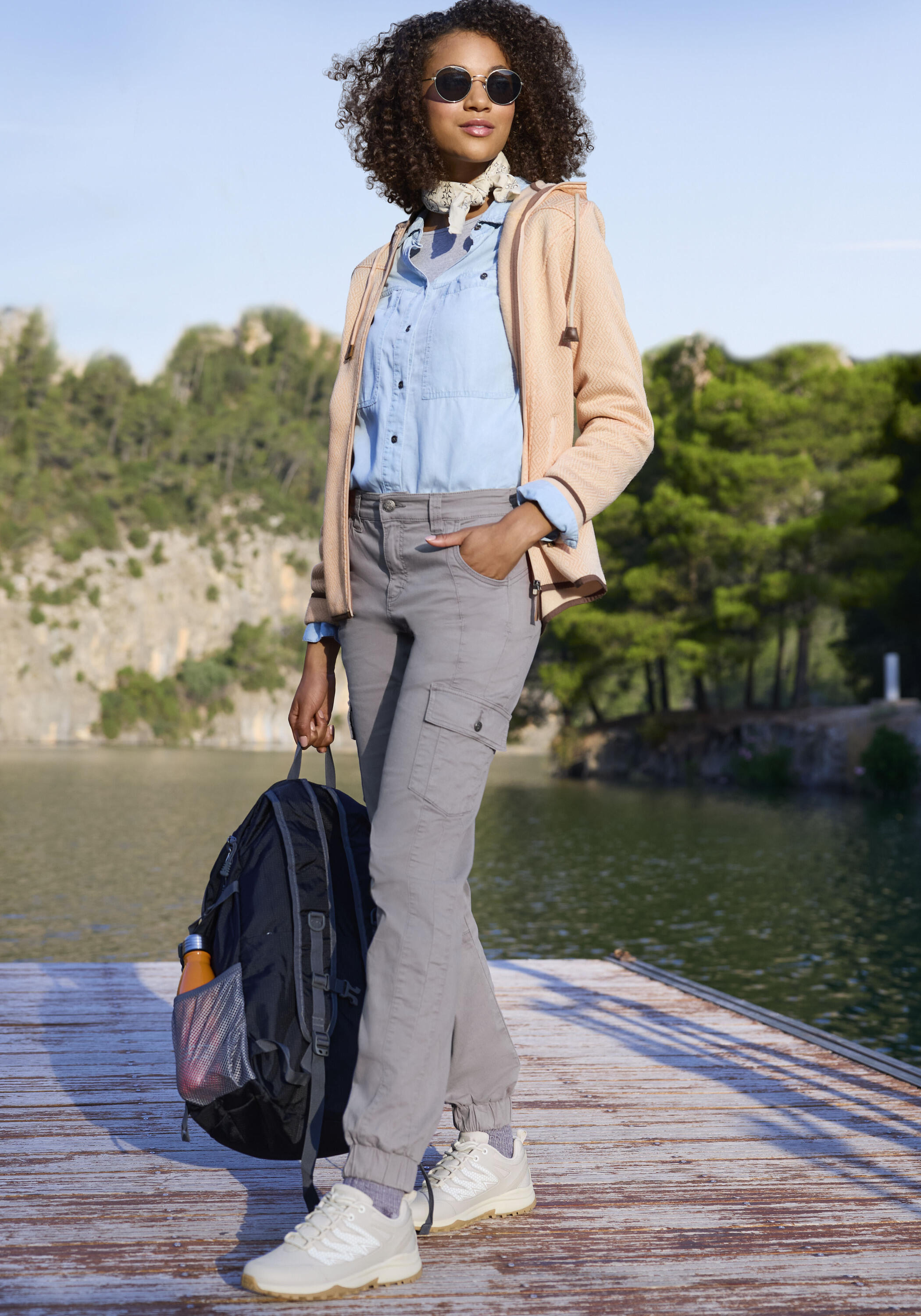 Damen Trekkinghose 3/5