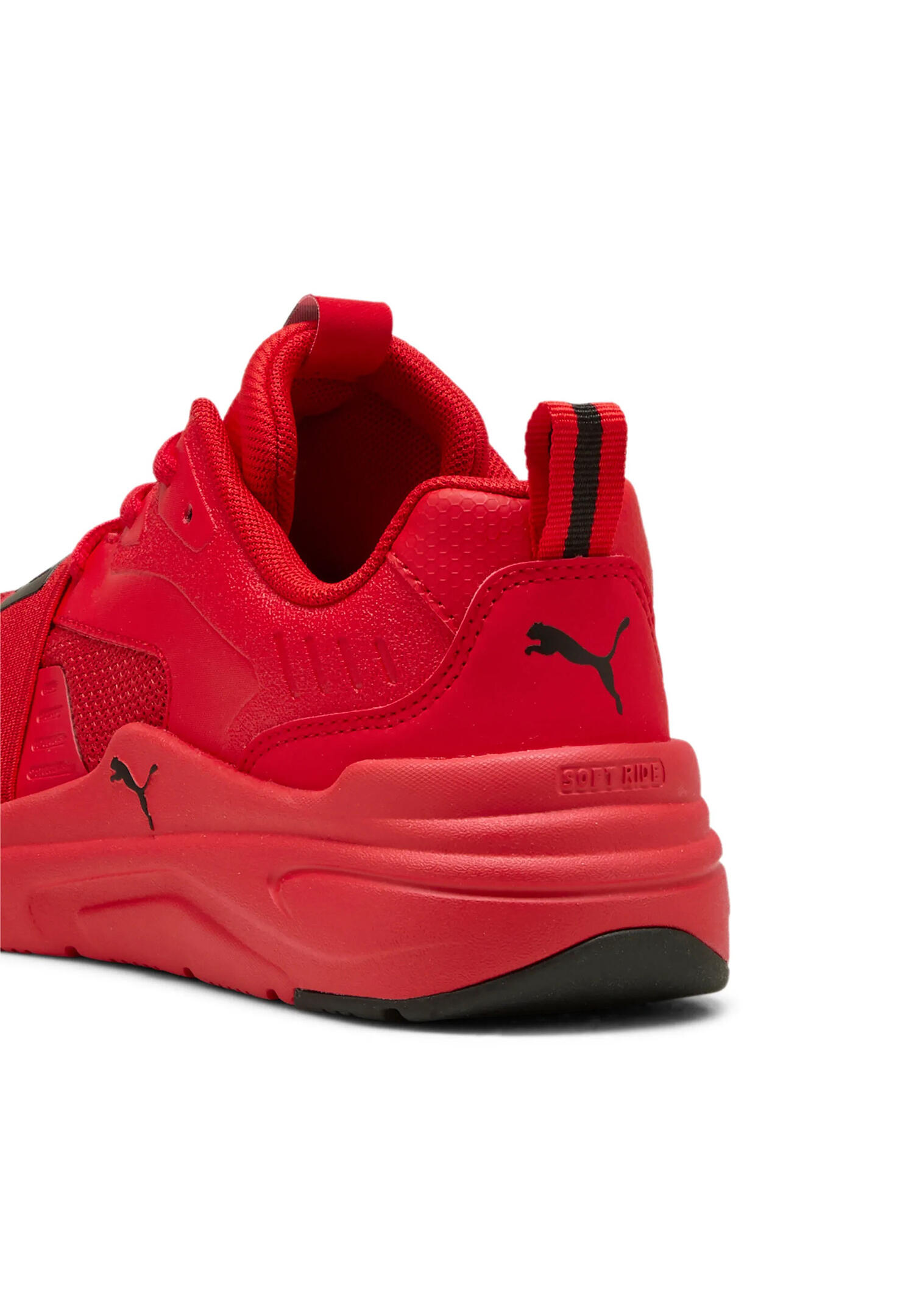 PUMA SOFTRIDE Wired 2  JR Kinder Sneaker Sportschuhe Unisex 401505 03 Red-Black 5/7