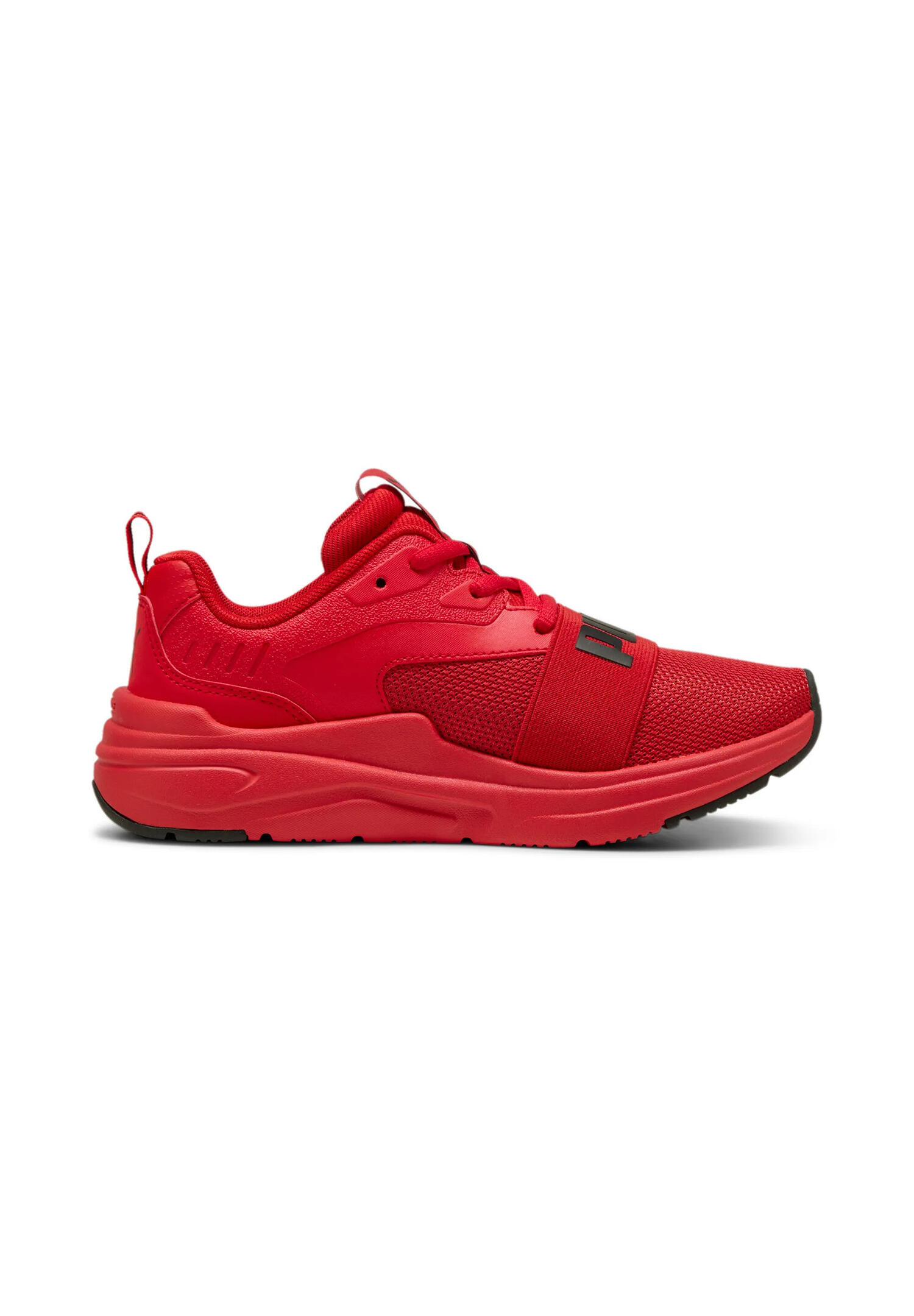 PUMA SOFTRIDE Wired 2  JR Kinder Sneaker Sportschuhe Unisex 401505 03 Red-Black 2/7