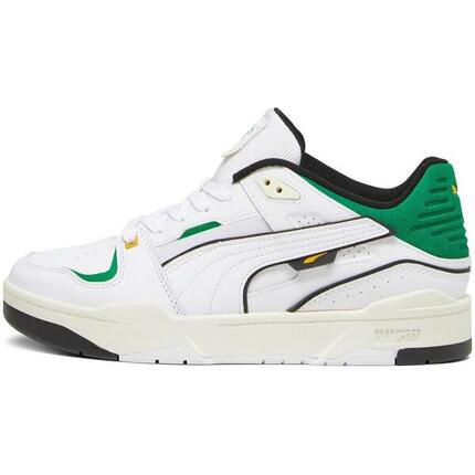 Zapatillas Deportivas de Cuero Slipstream para Hombre Blanco, Verde