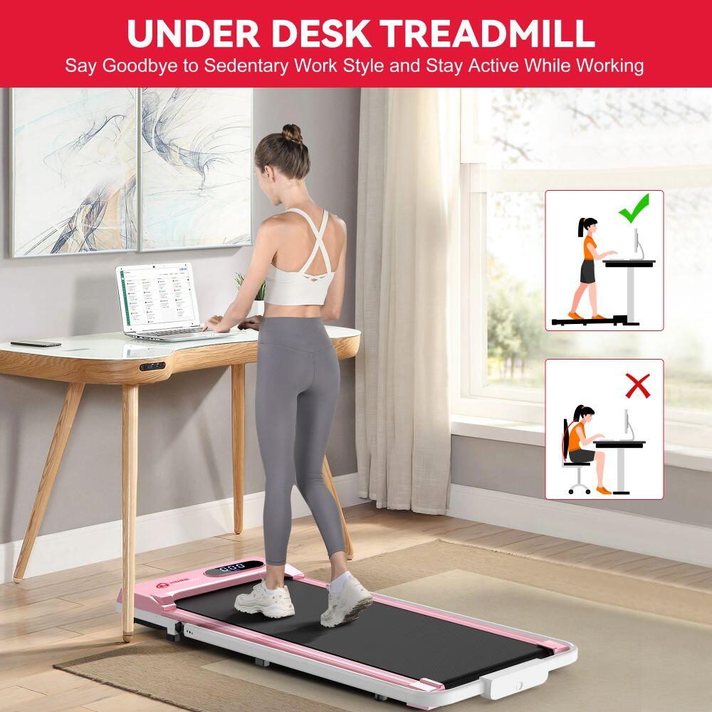 2-in-1 Folding Treadmill with LED Display, 1–6KM/H Speed Range 7/7