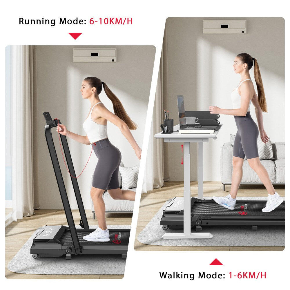 Treadmill with Handrail – 2.5HP, 10KPH, LED Display 6/7