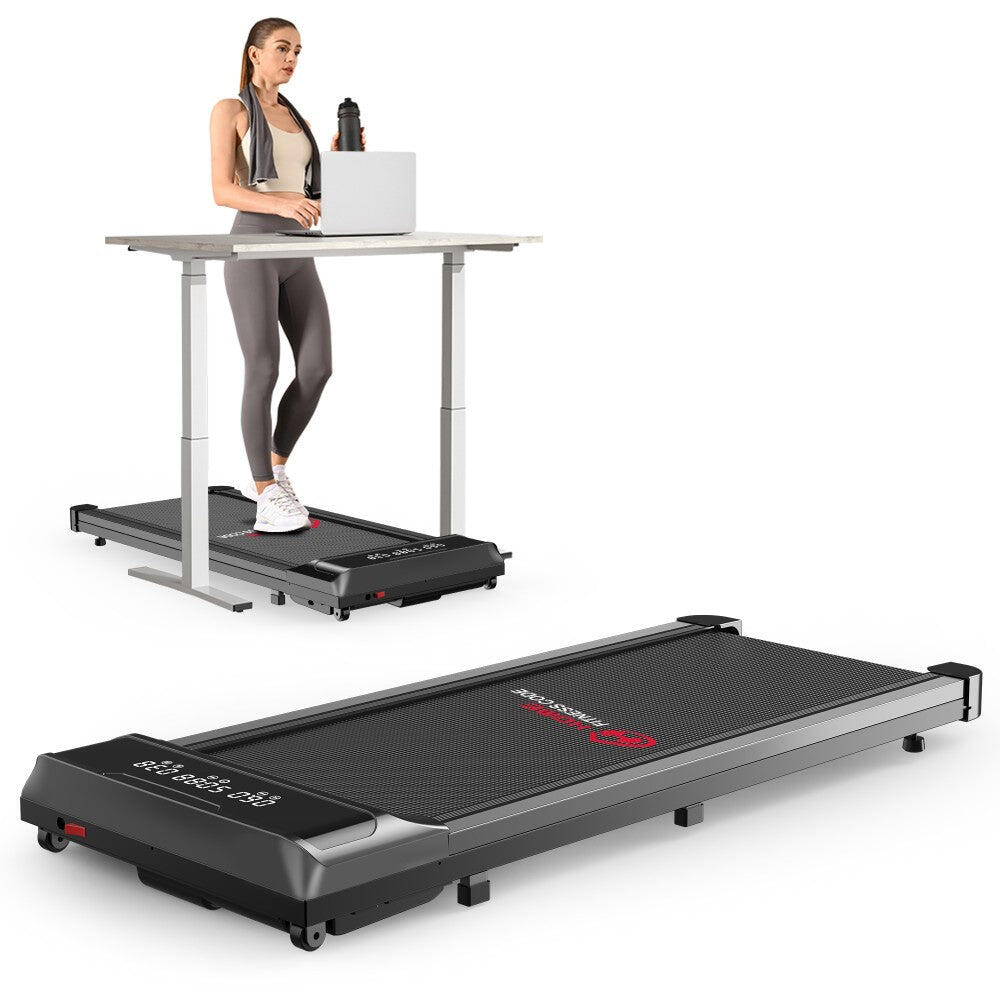 Quiet Under Desk Walking Treadmill,2.5HP, 10KPH, LED Display 2/7