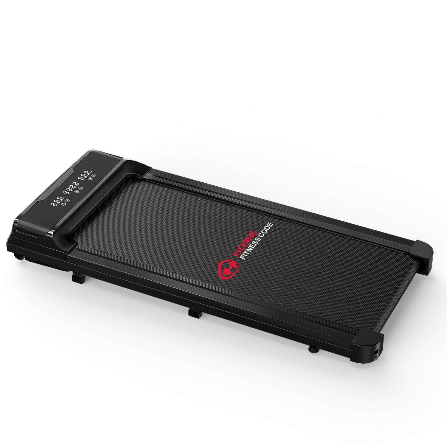 HOMEFITNESSCODE Quiet Under Desk Walking Treadmill,2.5HP, 10KPH, LED Display