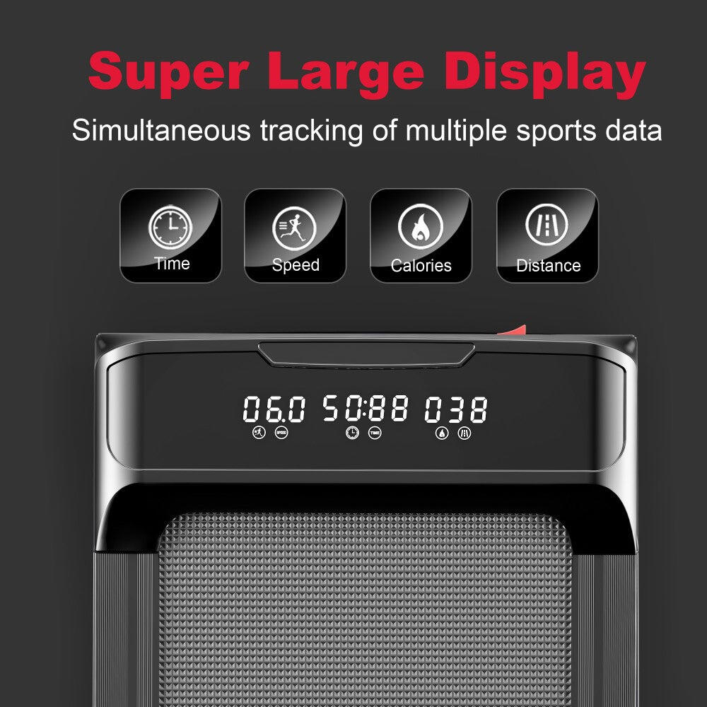 Quiet Under Desk Walking Treadmill,2.5HP, 10KPH, LED Display 3/7