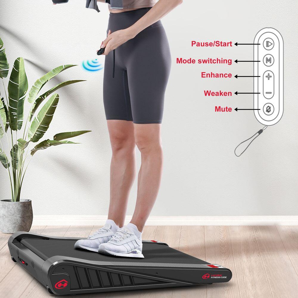 Under Desk Walking Treadmill with 5% Incline, 2.5HP, LED Display 6/7