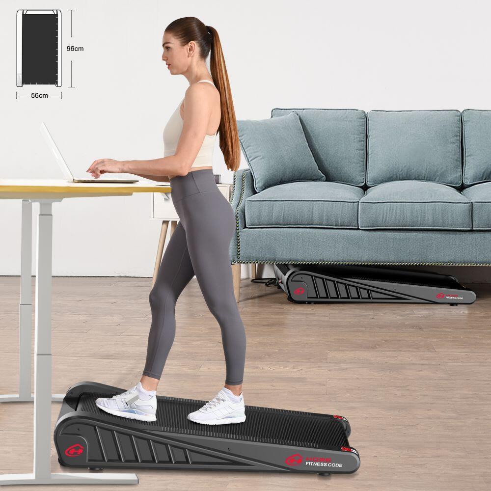 Under Desk Walking Treadmill with 5% Incline, 2.5HP, LED Display 7/7
