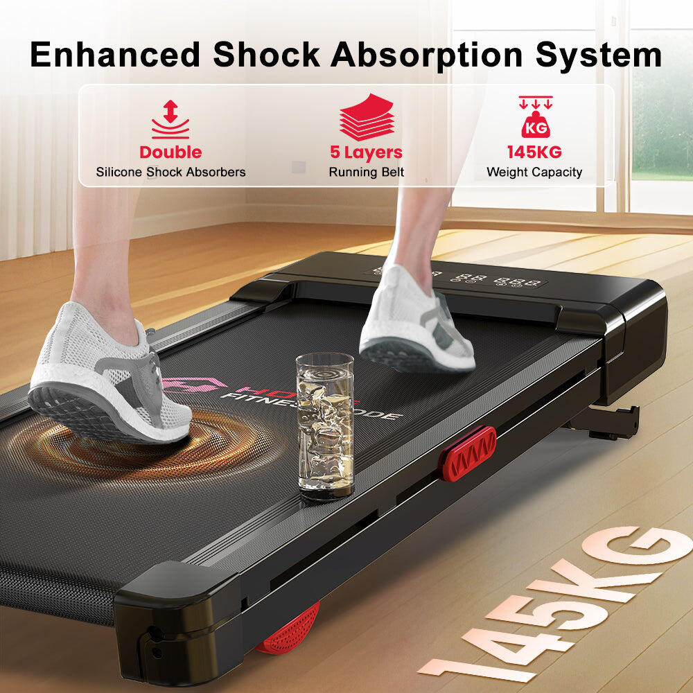 4-in-1 Treadmill with Auto Incline, 3.0HP Motor & LED Display 4/7
