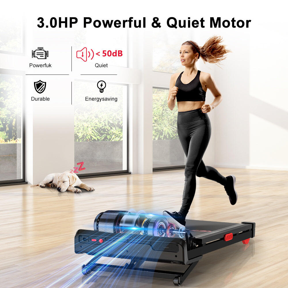 4-in-1 Treadmill with Auto Incline, 3.0HP Motor & LED Display 5/7