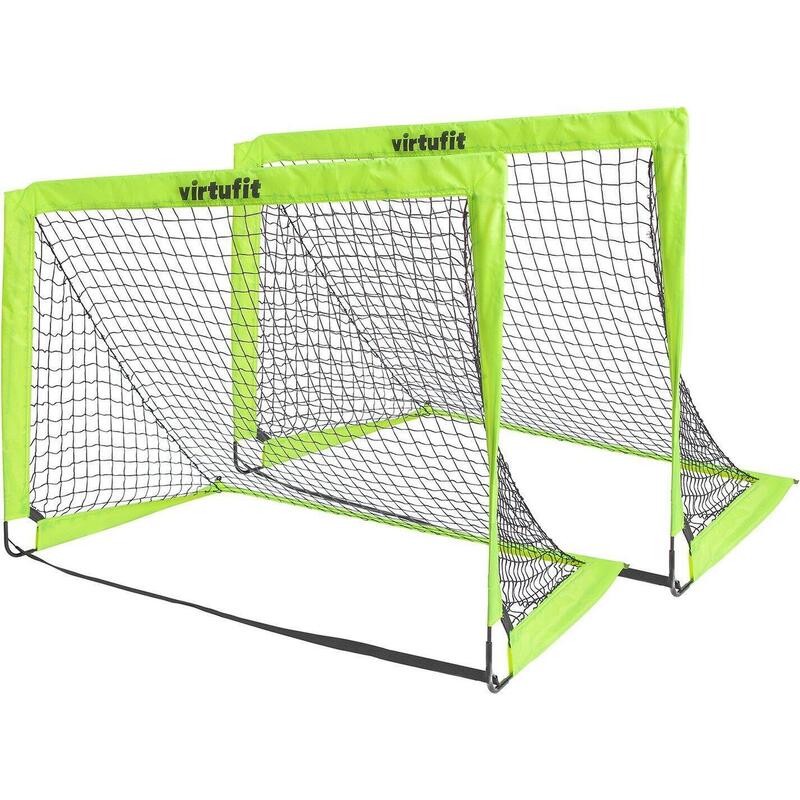 Pop-Up Voetbaldoelen Set - Voetbalgoals - 120 x 90 cm