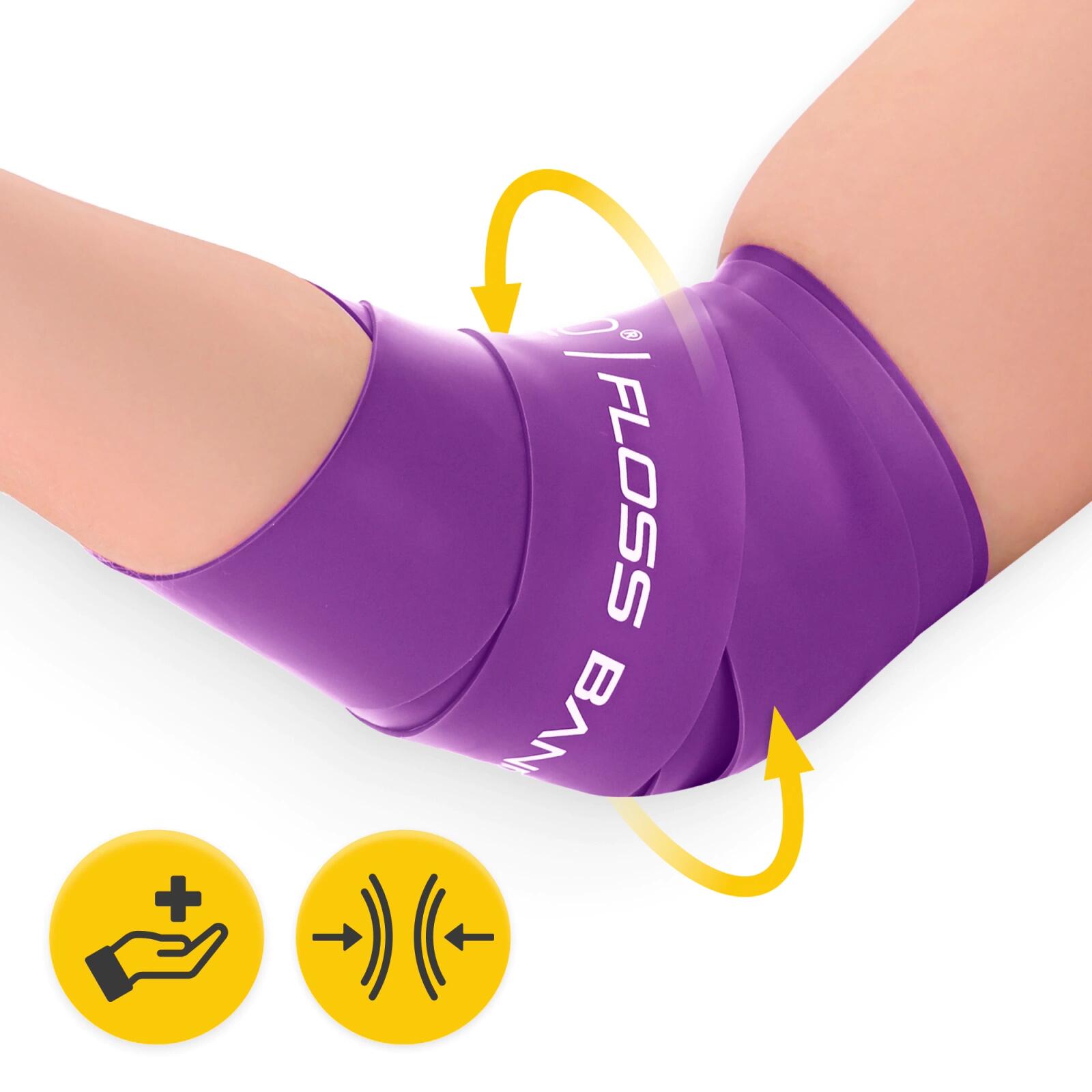 Taśma rehabilitacyjna do ćwiczeń FLOSS BAND 4FIZJO 1 mm 2/7