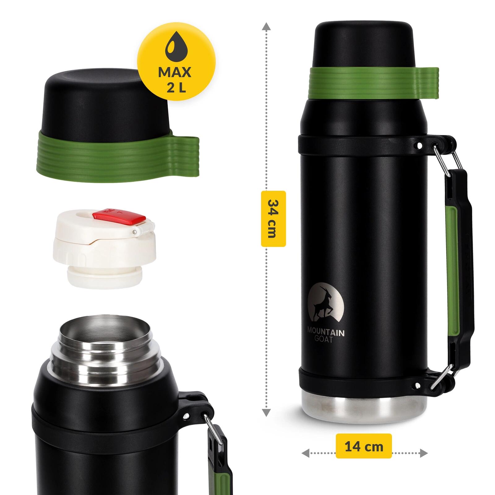 Turistická termoska MOUNTAIN GOAT 2 L 4/7