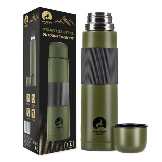 Isolierflasche Edelstahl MOUNTAIN GOAT 1000 ml isoliert Outdoor