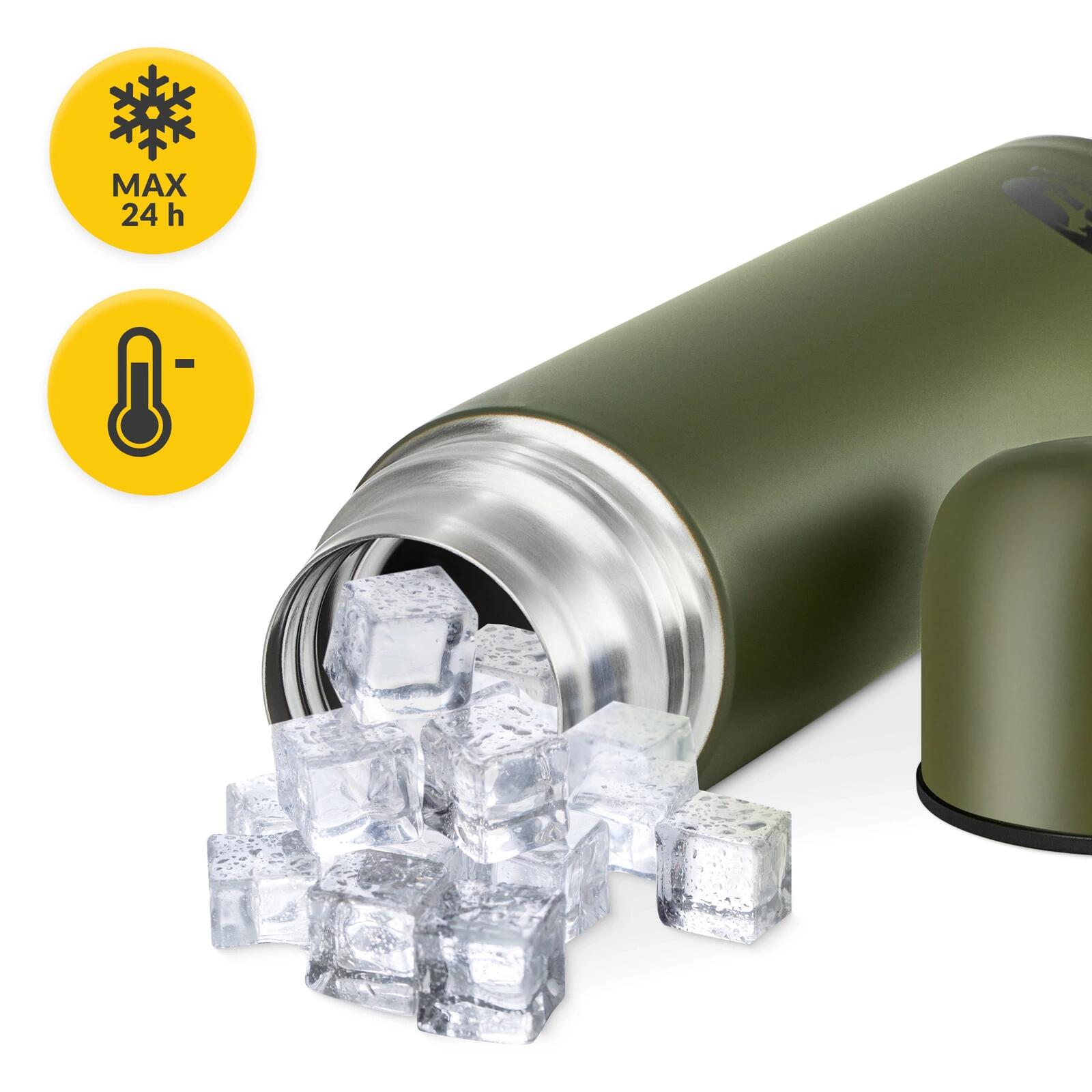 Isolierflasche Edelstahl MOUNTAIN GOAT 1000 ml isoliert Outdoor 3/7