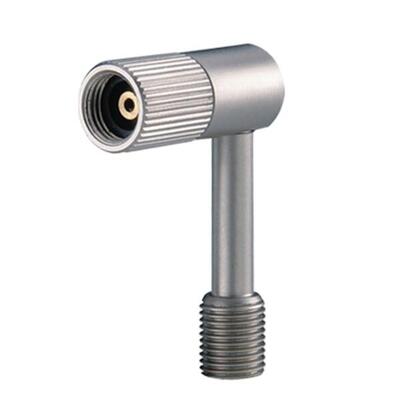 Topeak Schraderventil Winkeladapter Pressure Rite. Grau