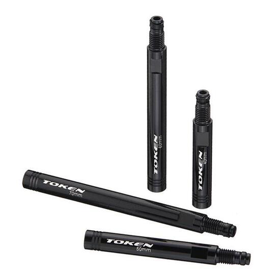 Token Valve Extender schwarz, für SV, paarw., Felgen 61-70mm