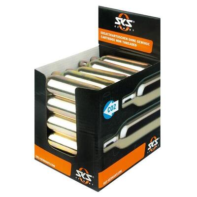 SKS CO2-Kartuschendisplay 25 Kartuschen lose, 16g, ohne Gewinde