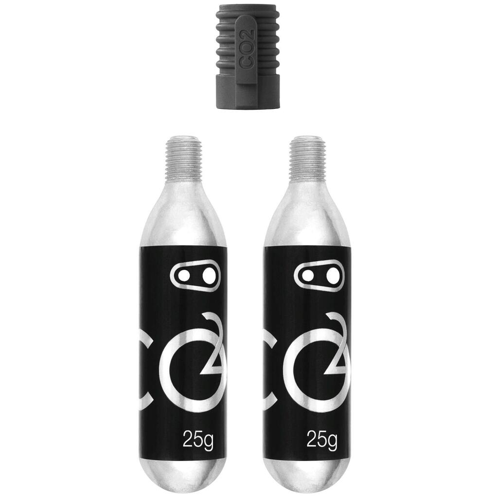 Pair of co2 cartridges with firing pin crankbrothers 25g